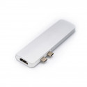 Caruba Duo Hub voor USB C Grijs