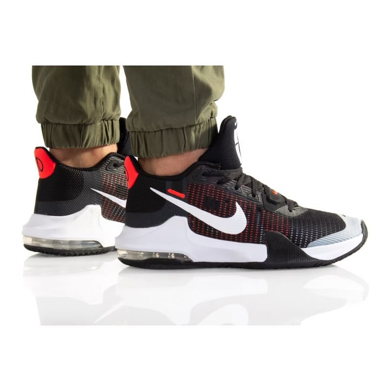 nike air max impact red and black