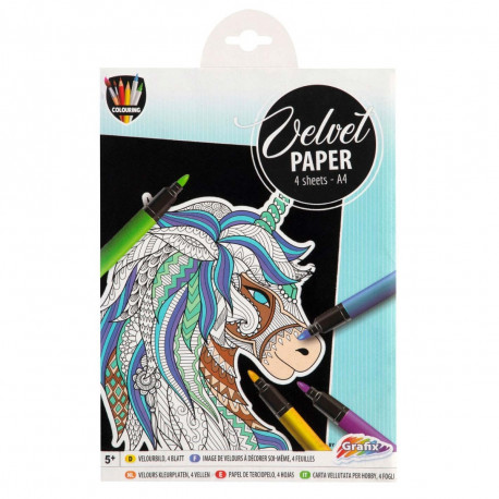 Grafix velvet paber värvimiseks