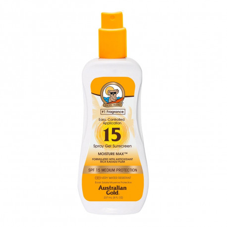 AUSTRALIAN GOLD CUERPO SPRAY GEL SPF15 237ML VAPORIZADOR