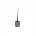 Toilet Brush DKD Home Decor Grey Cement Stainless steel (10 x 10 x 36 cm)