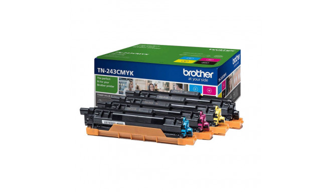 Tooner Brother TN243CMYK komplekt must, cyan, magenta, yellow 1000lk@5% DCP-L3550CDW, MFC-L3750CDW, 