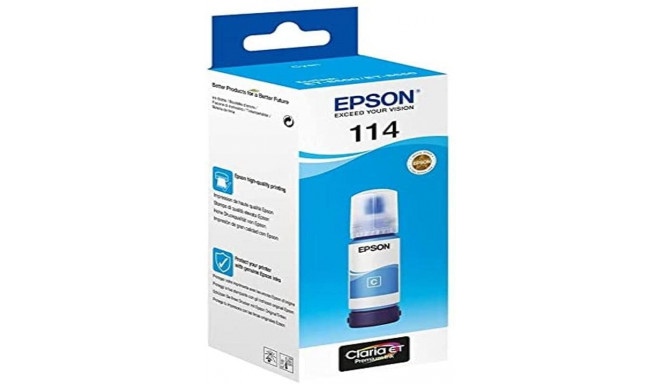 Epson Cyan Ink 114 EcoTank (C13T07B240)