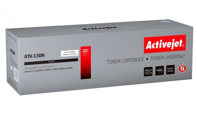 Activejet ATK-130N Toner (replacement for Kyocera TK-130; Supreme; 7200 pages; black)