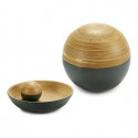 Декоративный шар Серый 10 (10 x 10 x 10	 cm) Бамбук