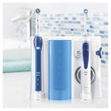 Oral-B PRO 2000 + Oxyjet Adult Rotating-oscillating toothbrush Blue, White