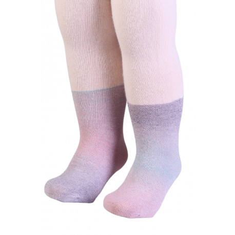 SOKISAHTEL CALY heleroosad puuvillased sukkpüksid beebidele 430, 422