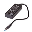 Akyga Hub AK-AD-33 USB active USB A (m) / 4x USB A (f) switches ver. 3.0 15cm