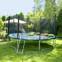 Trampoline D366cm with green pad