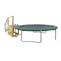 Trampoline D426cm with green pad