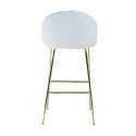 Bar chair BEETLE white