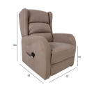 Tugitool BARRY elektriline lift recliner, beež