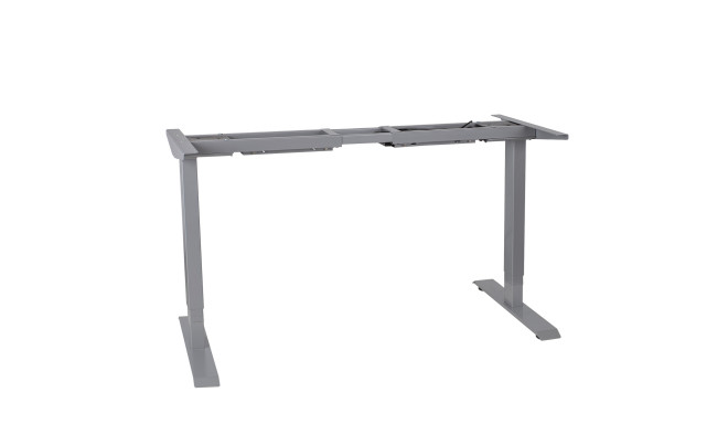 Table leg ERGO with 2 motors, silver grey