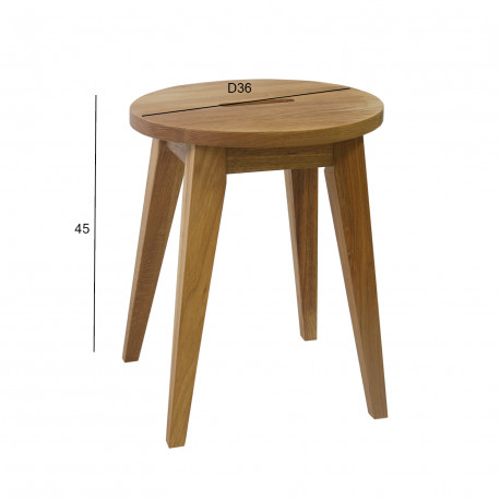 Taburet MONDEO D36xH45cm, tamm