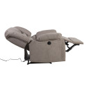 Atpūtas krēsls CYRUS ar elektrisku muguras un kājas mehānismu, 99x95xH102cm, materiāls: audums, krās