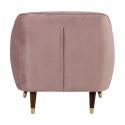 Atpūtas krēsls JOANNA 84x83xH80,5cm, violeti rozā samts