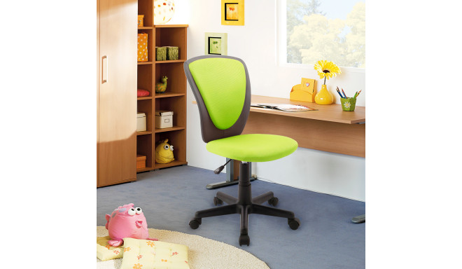 Children's chair BIANCA green/dark grey