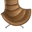 Atpūtas krēsls GRAND EXTRA 86x84xH96cm, zeltaini brūns audums