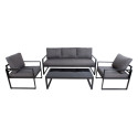 Garden furniture set LEIPZIG table, sofa, 2 chairs