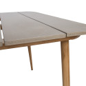 Laud NORWAY 147x90xH73cm, beež, alumiinium