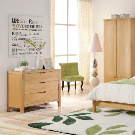 Sideboard CHAMBA 90x45xH75cm, oak