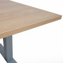 Desk ERGO with 1 motor 140x70cm, hickory