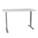 Desk ERGO with 2 motors 140x70cm, white