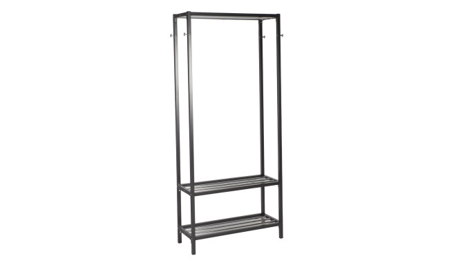 Hallway shelf STRAIGHT 85x32xH180cm, black