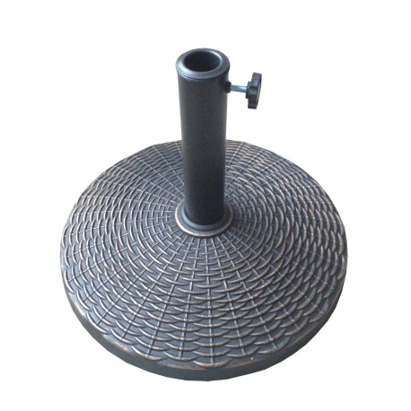Parasol base D44,5xH33,5cm/10kg, resin