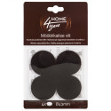 Mēbeļu aizsardzība filcs D43mm x 4gab, melns