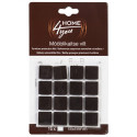 Mööblikaitse vilt 18x18mm x 16tk, must