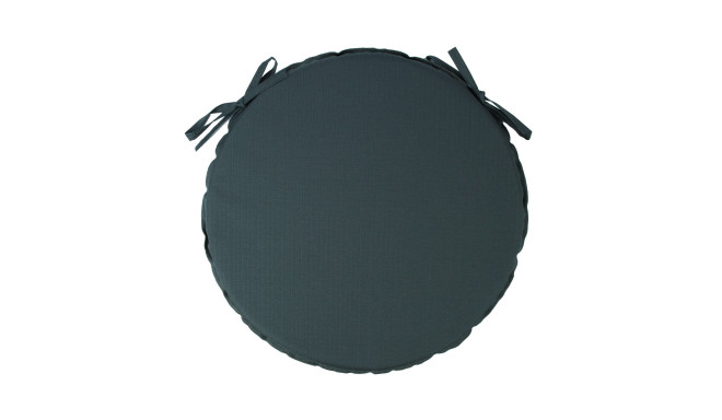 Chair pad OHIO-2 waterproof, D38xH2,5cm, dark grey