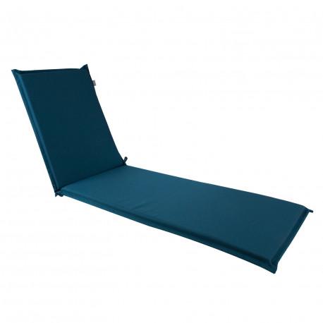 Deck chair pad SUMMER 55x190xH5cm, dark blue