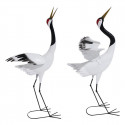 Decorative Figure DKD Home Decor Metal Heron (55 x 25 x 120 cm) (2 Units)