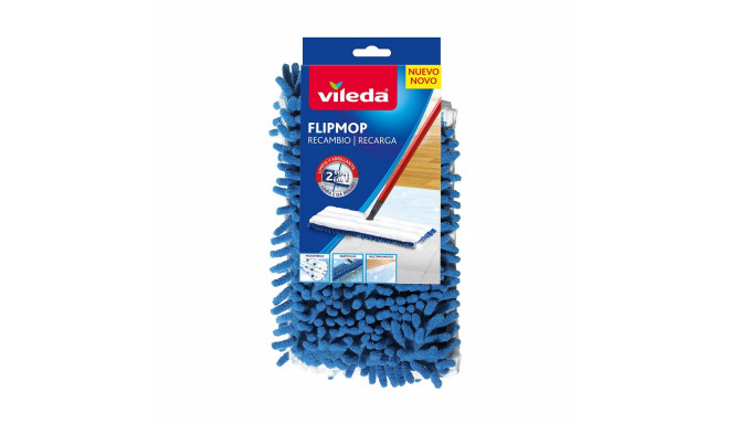 Mop Replacement To Scrub Vileda Microfibres (45 x 12 cm)