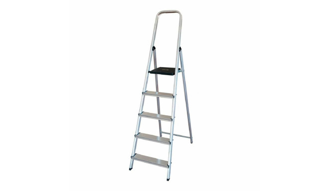 5-step folding ladder EDM Aluminium (45 x 10,5 x 172 cm)