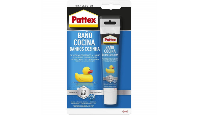 Герметик Pattex Силикон Кухня Туалеты Белый 50 ml