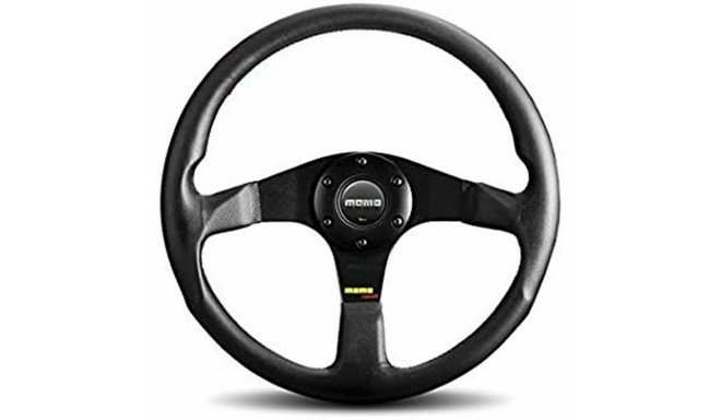 Racing Steering Wheel Momo DARK FIGHTER Leather Ø 35 cm