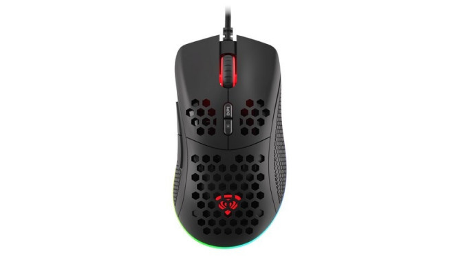 Natec GENESIS Krypton 555 Wired gaming mouse 8000 DPI RGB Black