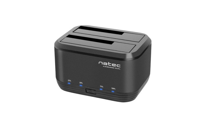 HDD DOCKING STATION NATEC KANGAROO DUAL SATA USB 3.0 (NO PACKAKING)