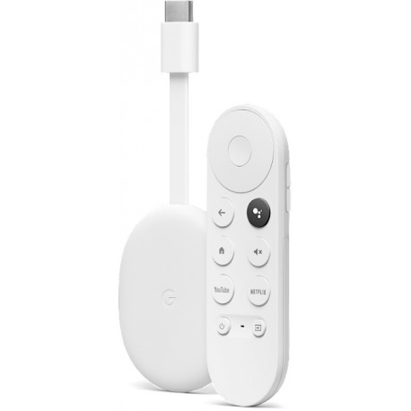 Google Chromecast HD + Google TV, valge