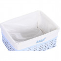 Set of Baskets DKD Home Decor Blue Polyester Children's wicker (44 x 34 x 56 cm) Set of Baskets DKD Home Decor Blue Polyester Children's wicker (44 x 34 x 56 cm)