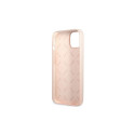 Guess case for iPhone 13 GUHCP13MSLTGP pink hard case Silicone Triangle Logo