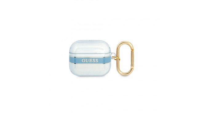 Guess case for AirPods 3 GUA3HHTSB blue Cord