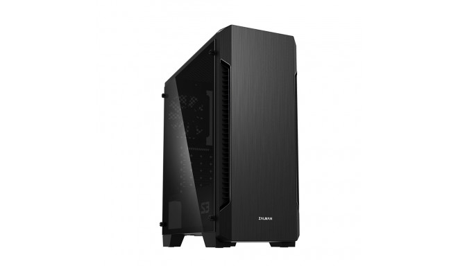 Zalman S3 TG ATX kesk-torn arvutikorpus TG ventilaator x3
