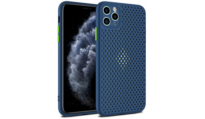 Fusion Breathe Case Силиконовый чехол для Apple iPhone 12 Pro Max Синий