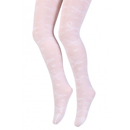 SOKISAHTEL DEIVI 40DEN valged sukkpüksid lastele 431, 432, 434