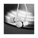 HOCO earphones Drumbeat universal with mic M34 white