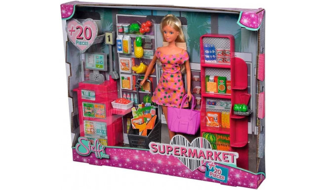 Doll Steffi Love in the supermarket