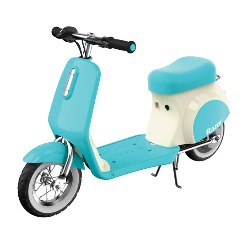 razor electric scooter teal